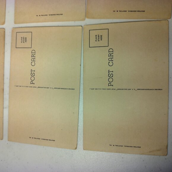 Vintage The Greenbrier Hotel Postcard Lot of 9 Resort West Virginia Unposted USA - Picture 16 of 16